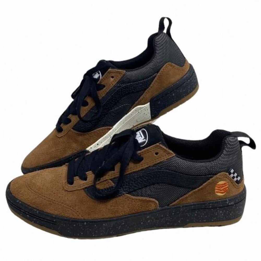 VANS Zahba Shoe For Women Skate Suede Brown Casual VN0007QQBF0 Top Low Sneakers